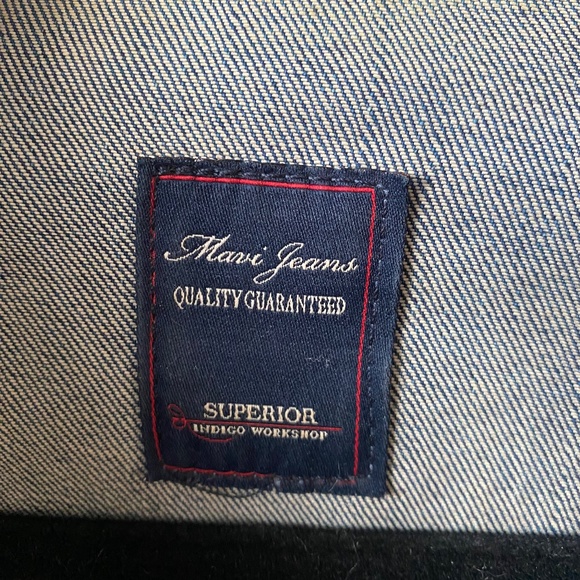 Mavi Distressed Demin Jacket Z SZ SMALL - Picture 5 of 7